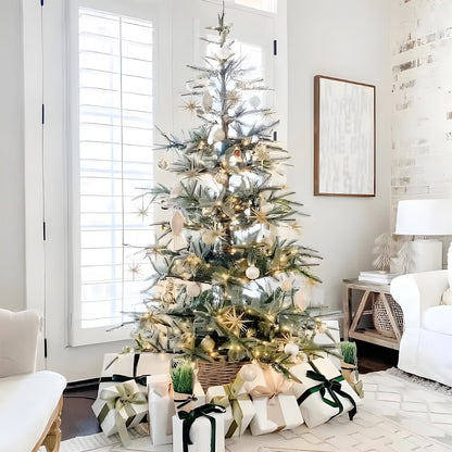 7 ft artificial Aspen fir Christmas tree